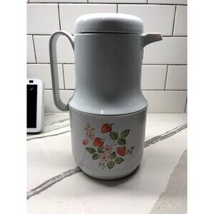 Vintage Phoenix Thermal Carafe 1.0 Liter Strawberry Hot & Cold Pitcher